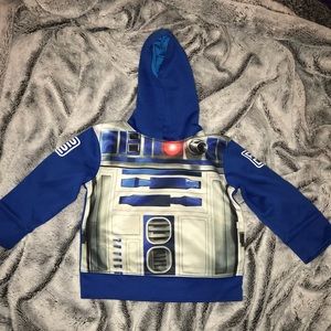 Star Wars R2D2 pull over hoodie 2T